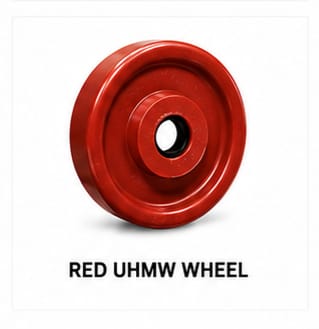 Red UHMW Wheel