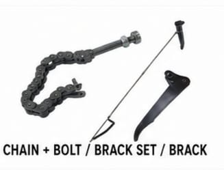 Chain + Bolt / Bracket Set