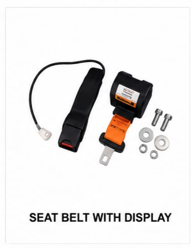 Seat Belt With Interlock Display