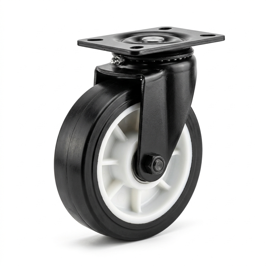 Black PU Caster Wheel